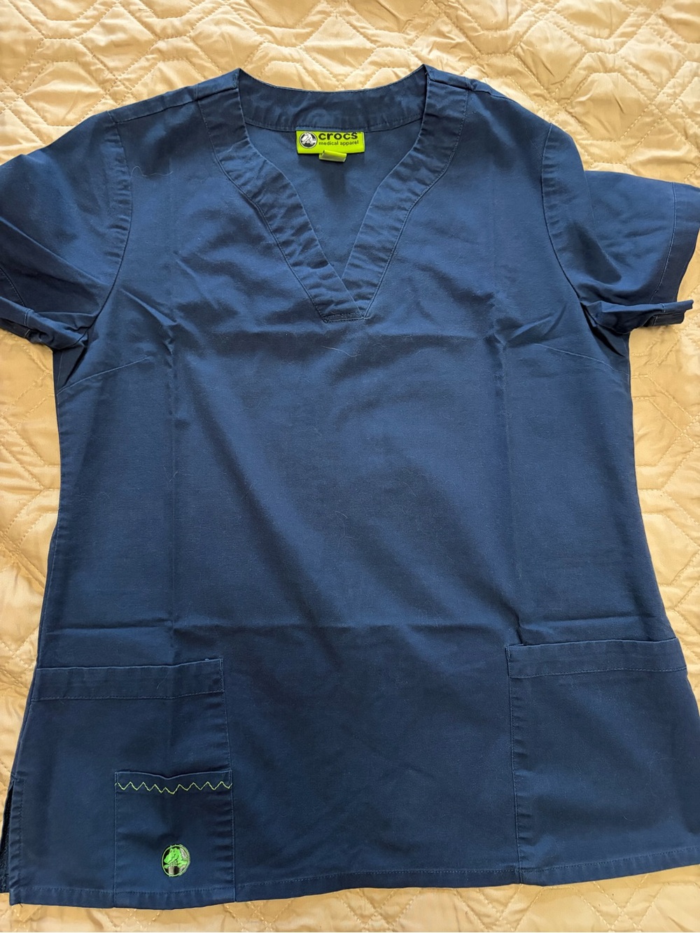 CROCS Women's Navy V-Neck Scrub Tunic